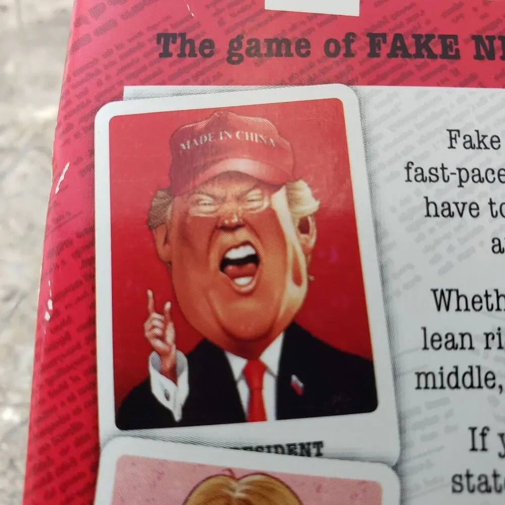 Fake News Real News Card Game Washington Edition Shelf Wear Cards Sealed